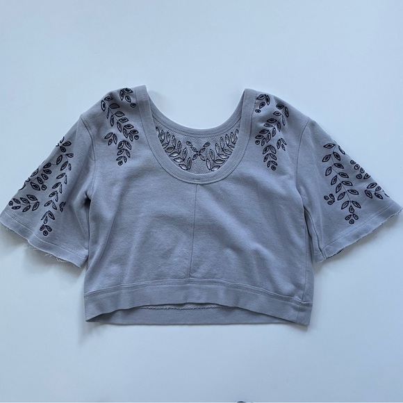 NWOT Free People Cut out Crop top - Picture 2 of 4